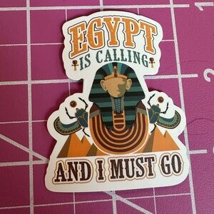 💜13/$13 +Bundle Sticker Sale | Travel Egypt Waterproof Sticker